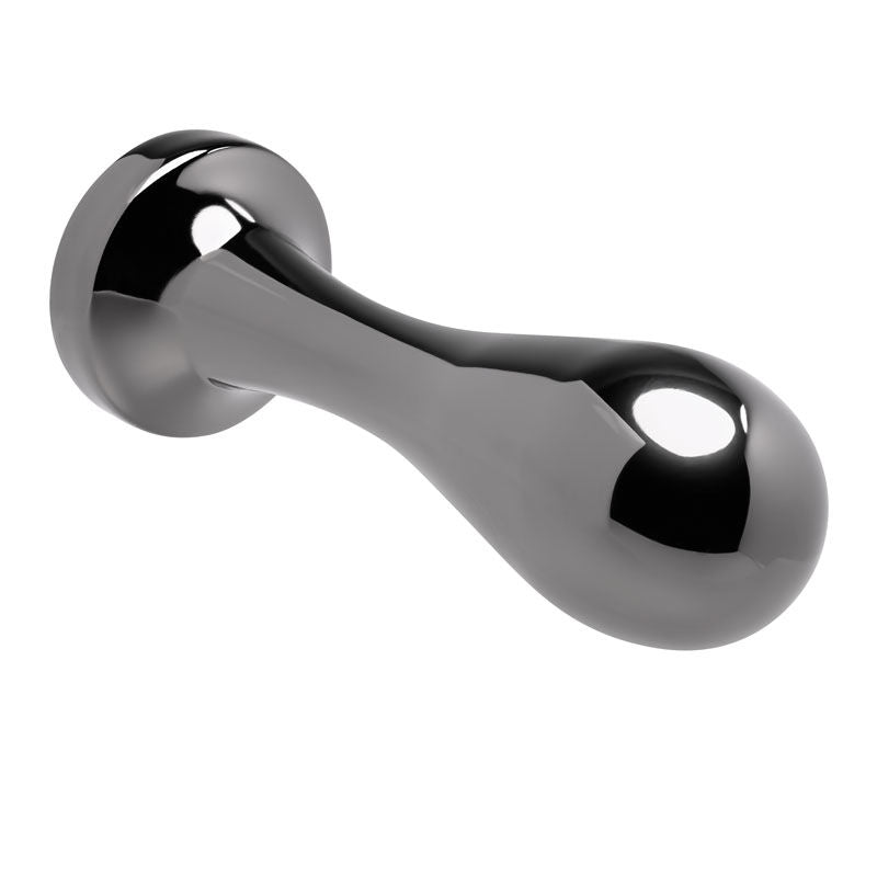 Gender x - black pearl - butt plug - Product back view  | Flirtybay.com.au